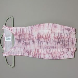 NWOT Define Your Inspiration Tie Dyed Mesh Tank Top Racerback Large